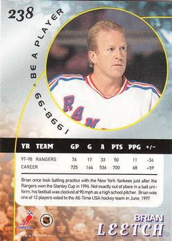 1998-99 Be a Player #238 Brian Leetch Back