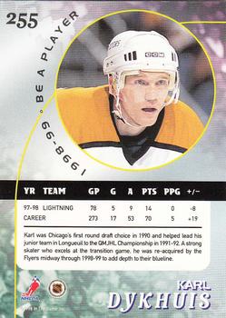1998-99 Be a Player #255 Karl Dykhuis Back