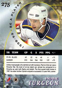 1998-99 Be a Player #275 Pierre Turgeon Back