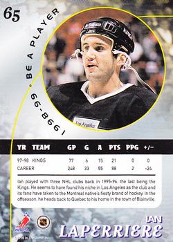 1998-99 Be a Player #65 Ian Laperriere Back