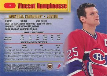 1998-99 Bowman's Best #14 Vincent Damphousse Back