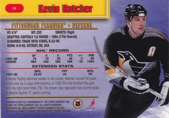 1998-99 Bowman's Best #24 Kevin Hatcher Back
