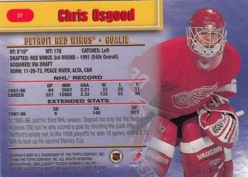 1998-99 Bowman's Best #27 Chris Osgood Back