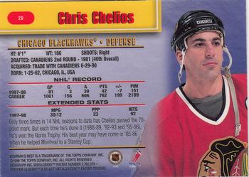1998-99 Bowman's Best #29 Chris Chelios Back