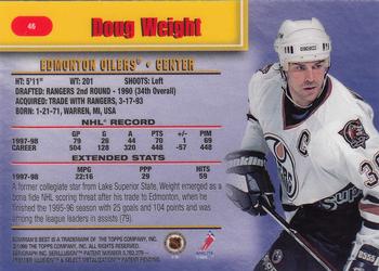 1998-99 Bowman's Best #46 Doug Weight Back