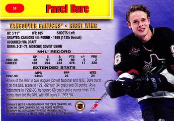 1998-99 Bowman's Best #58 Pavel Bure Back