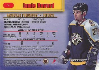 1998-99 Bowman's Best #74 Jamie Heward Back