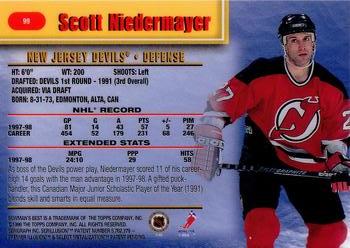 1998-99 Bowman's Best #99 Scott Niedermayer Back