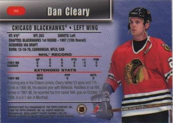 1998-99 Bowman's Best #103 Dan Cleary Back