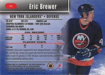 1998-99 Bowman's Best #115 Eric Brewer Back