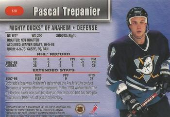 1998-99 Bowman's Best #128 Pascal Trepanier Back