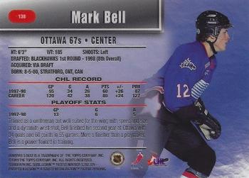 1998-99 Bowman's Best #138 Mark Bell Back