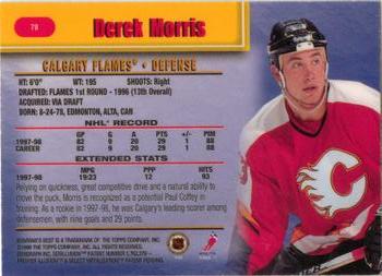 1998-99 Bowman's Best #78 Derek Morris Back