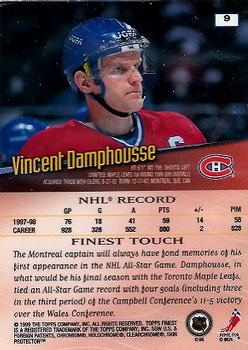 1998-99 Finest #9 Vincent Damphousse Back