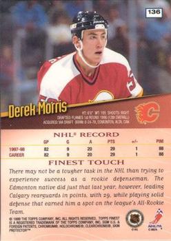 1998-99 Finest #136 Derek Morris Back