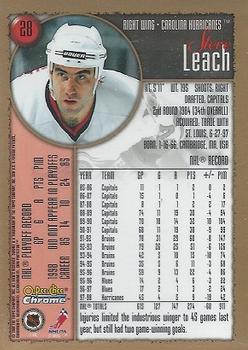 1998-99 O-Pee-Chee Chrome #28 Steve Leach Back