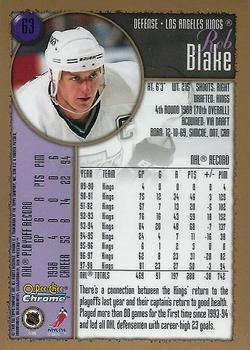 1998-99 O-Pee-Chee Chrome #63 Rob Blake Back