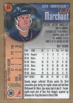 1998-99 O-Pee-Chee Chrome #64 Todd Marchant Back