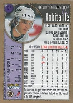 1998-99 O-Pee-Chee Chrome #174 Luc Robitaille Back