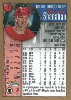1998-99 O-Pee-Chee Chrome #216 Brendan Shanahan Back