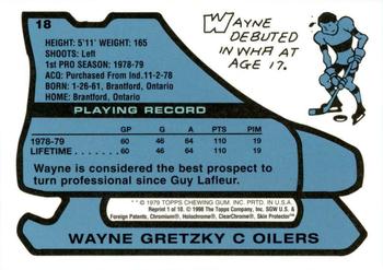 1998-99 O-Pee-Chee Chrome - Blast From the Past #1 Wayne Gretzky Back