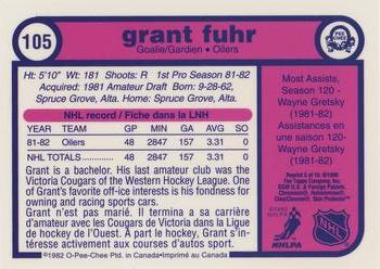 1998-99 O-Pee-Chee Chrome - Blast From the Past #5 Grant Fuhr Back