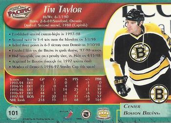 1998-99 Pacific #101 Tim Taylor Back