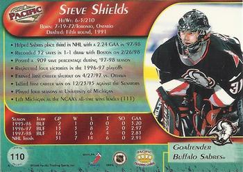 1998-99 Pacific #110 Steve Shields Back