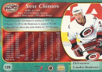 1998-99 Pacific #129 Steve Chiasson Back