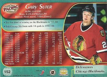 1998-99 Pacific #152 Gary Suter Back