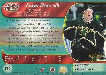 1998-99 Pacific #172 Jason Botterill Back