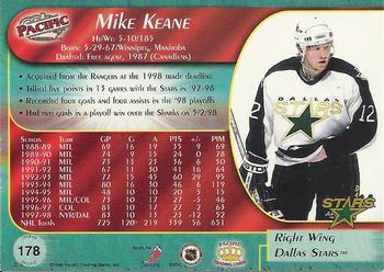 1998-99 Pacific #178 Mike Keane Back
