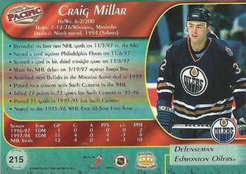1998-99 Pacific #215 Craig Millar Back