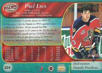 1998-99 Pacific #224 Paul Laus Back