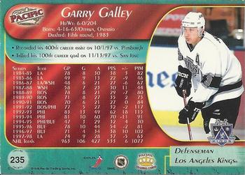 1998-99 Pacific #235 Garry Galley Back