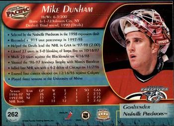 1998-99 Pacific #262 Mike Dunham Back