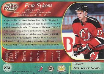 1998-99 Pacific #273 Petr Sykora Back