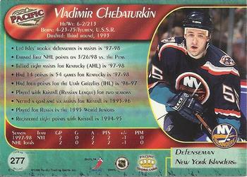 1998-99 Pacific #277 Vladimir Chebaturkin Back