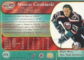 1998-99 Pacific #279 Mariusz Czerkawski Back