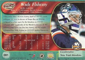1998-99 Pacific #281 Wade Flaherty Back
