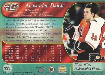 1998-99 Pacific #323 Alexandre Daigle Back