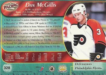 1998-99 Pacific #328 Dan McGillis Back