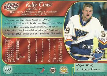 1998-99 Pacific #363 Kelly Chase Back