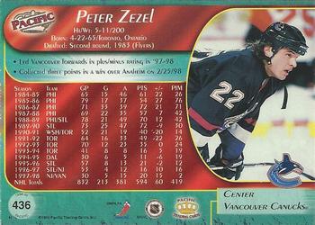 1998-99 Pacific #436 Peter Zezel Back