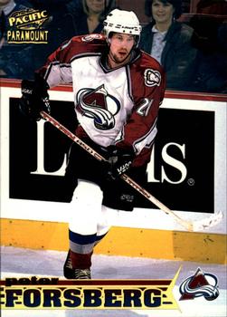 1998-99 Pacific Paramount #55 Peter Forsberg Front
