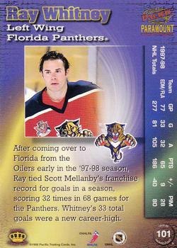 1998-99 Pacific Paramount #101 Ray Whitney Back