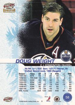 1998-99 Pacific Revolution #58 Doug Weight Back