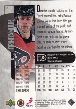 1998-99 SP Authentic #64 Rod Brind'Amour Back