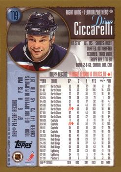 1998-99 Topps #119 Dino Ciccarelli Back