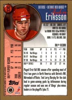 1998-99 Topps #25 Anders Eriksson Back